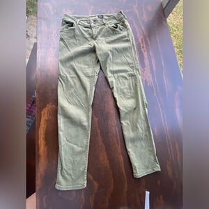 Hudson Green Slim Jeans Modern Fit Size 32